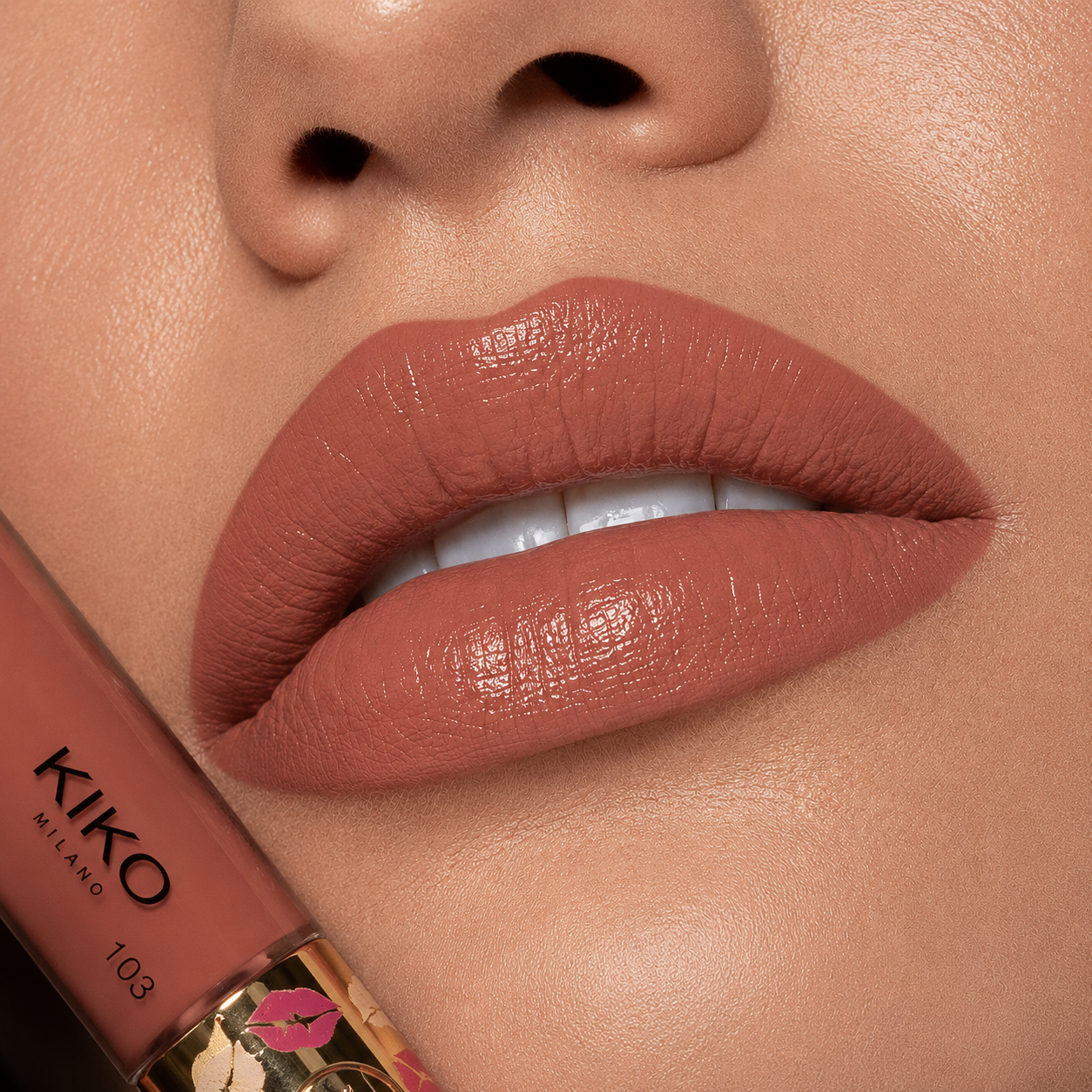 روج KIKO دبل مع ملمع شفاه درجة 103